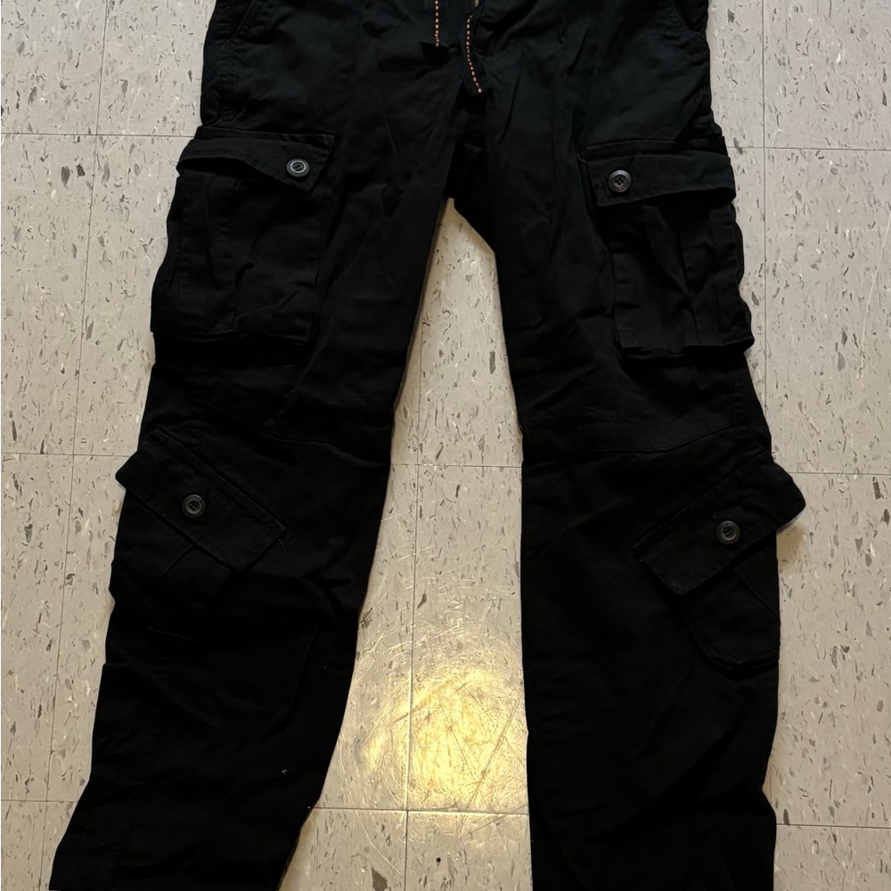 Men's Black Cargo Pants